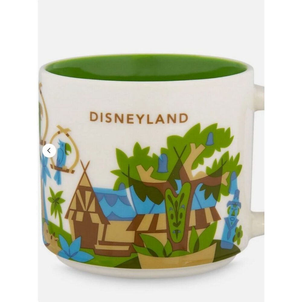 NEW Starbucks Coffee Mug You are Here Disneyland Adventure Land Tiki Hut 14 OZ
